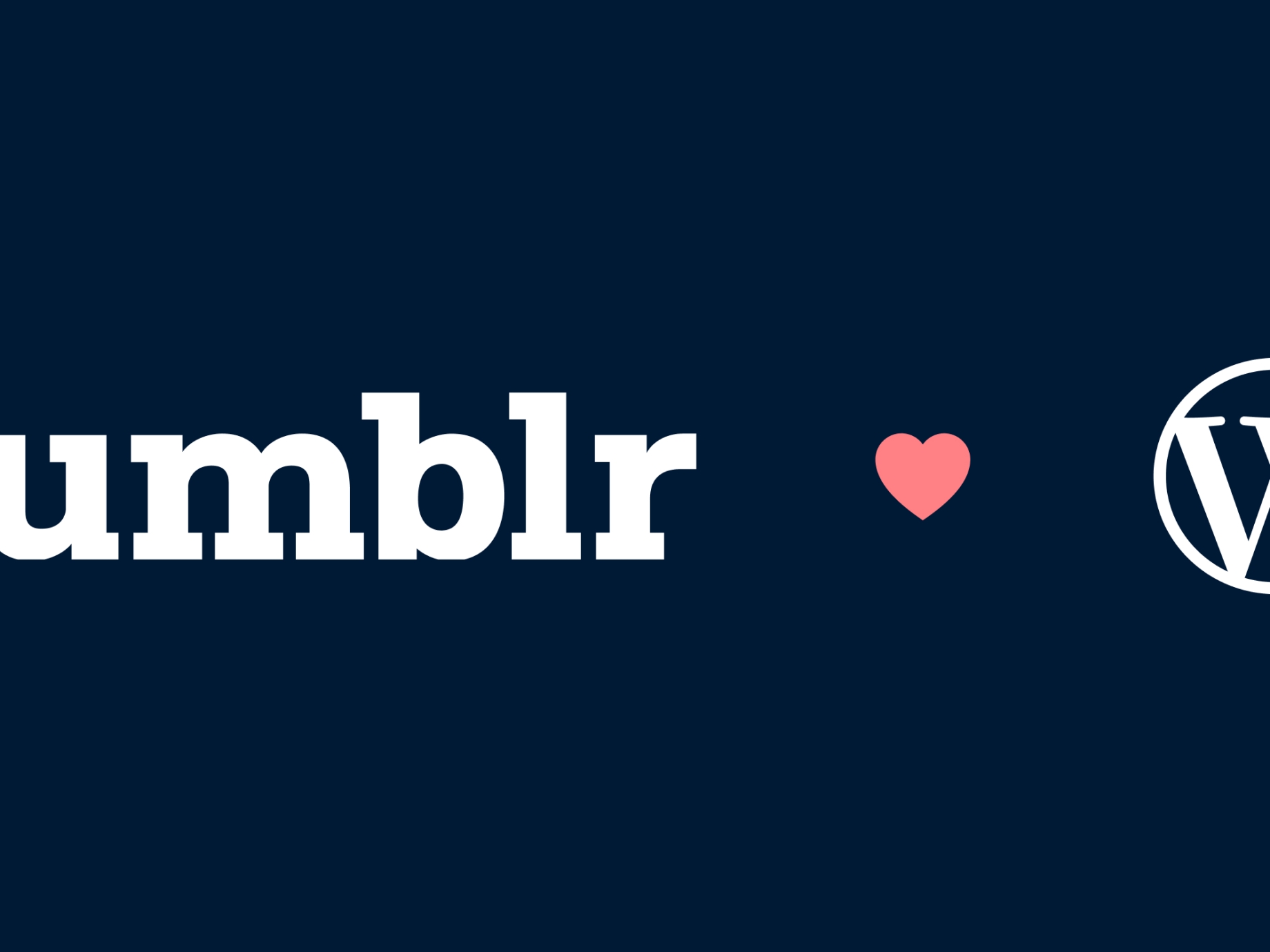 Shipping Tumblr and WordPress