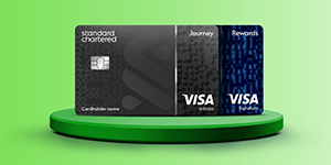 Journey and Rewards Visa credit cards