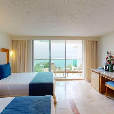 Deluxe Room with Ocean View 2 Double bed Grand Park Royal Cozumel - All Inclusive Promo Code