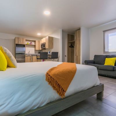 Deluxe Studio Suite, 1 King Bed with Sofa bed, Kitchen Turibana Plaza Promo Code