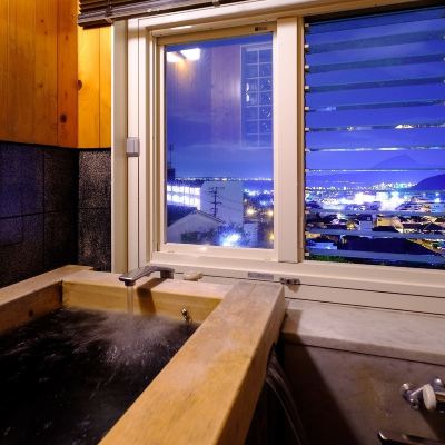 [2nd Floor] Japanese-Style Room With A Nice View (Non-Smoking) [Japanese Room] [Non-Smoking] [Nightlife View] [Ocean View] 湯けむりの里　東屋（あずまや） クーポン