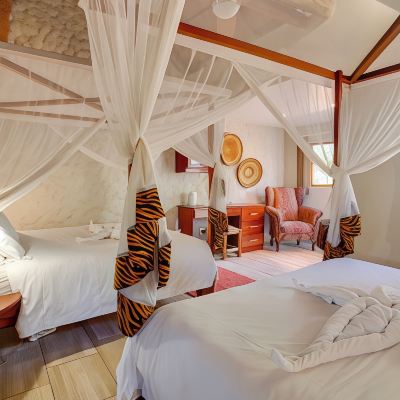 Family Quadruple Room, 2 Double Beds, Garden View Kubu Safari Lodge Promo Code