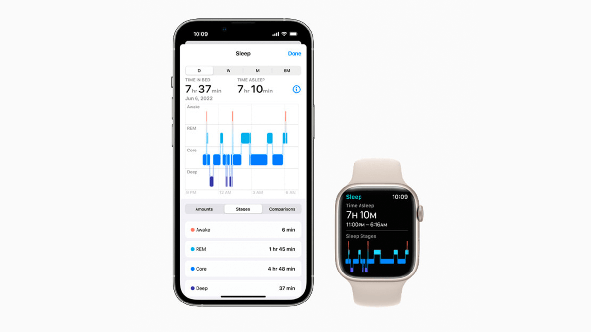 watchOS 9 sleep tracking capabilities