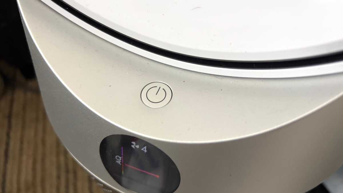 Dyson Purifier Cool Autoreact power button