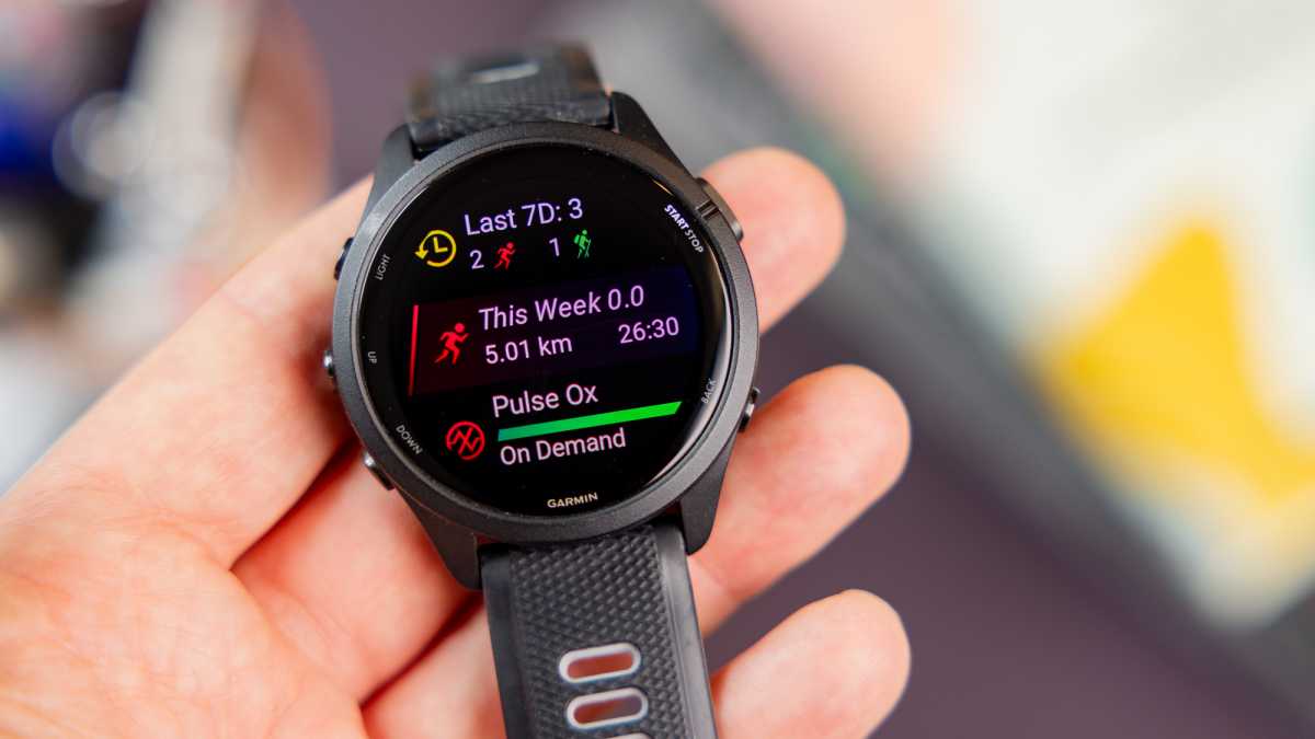 Garmin Forerunner 265 activity