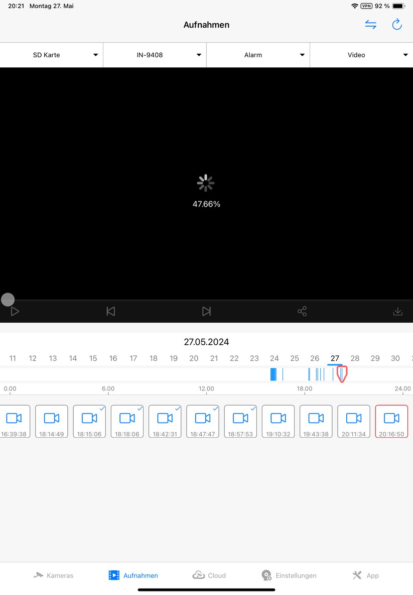 Instar IN-9408 2K+: iOS-App und Homekit-Koppelung