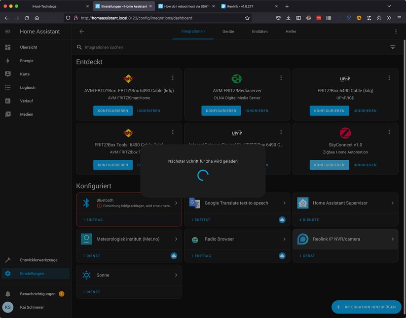 Home Assistant: Setup inklusive Zigbee-Stick Skyconnect 