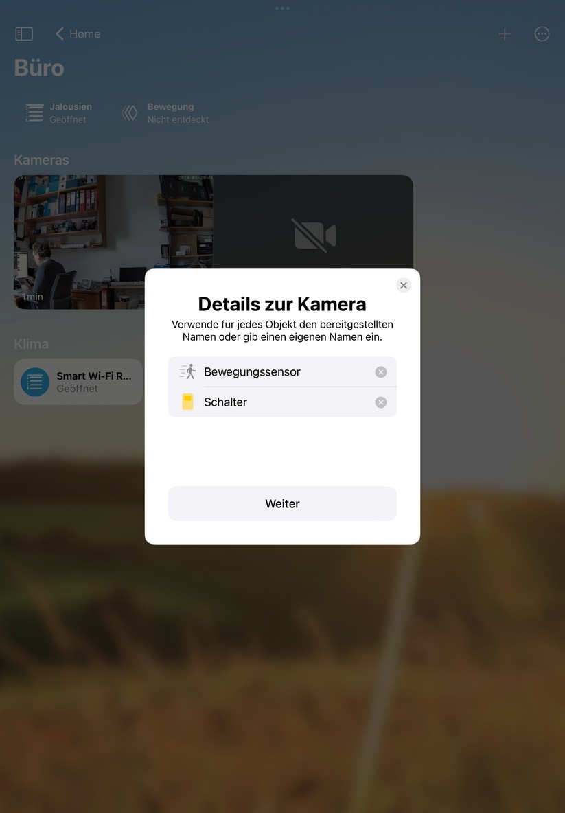 Instar IN-9408 2K+: iOS-App und Homekit-Koppelung