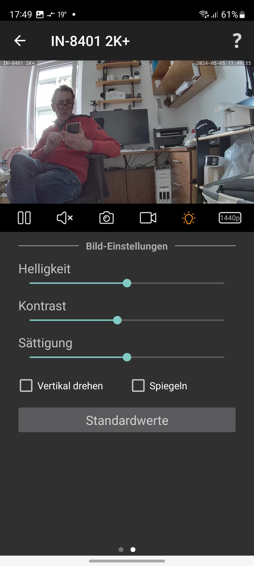 Instar IN-8401 2K+: Setup mit App Instar Vision unter Android