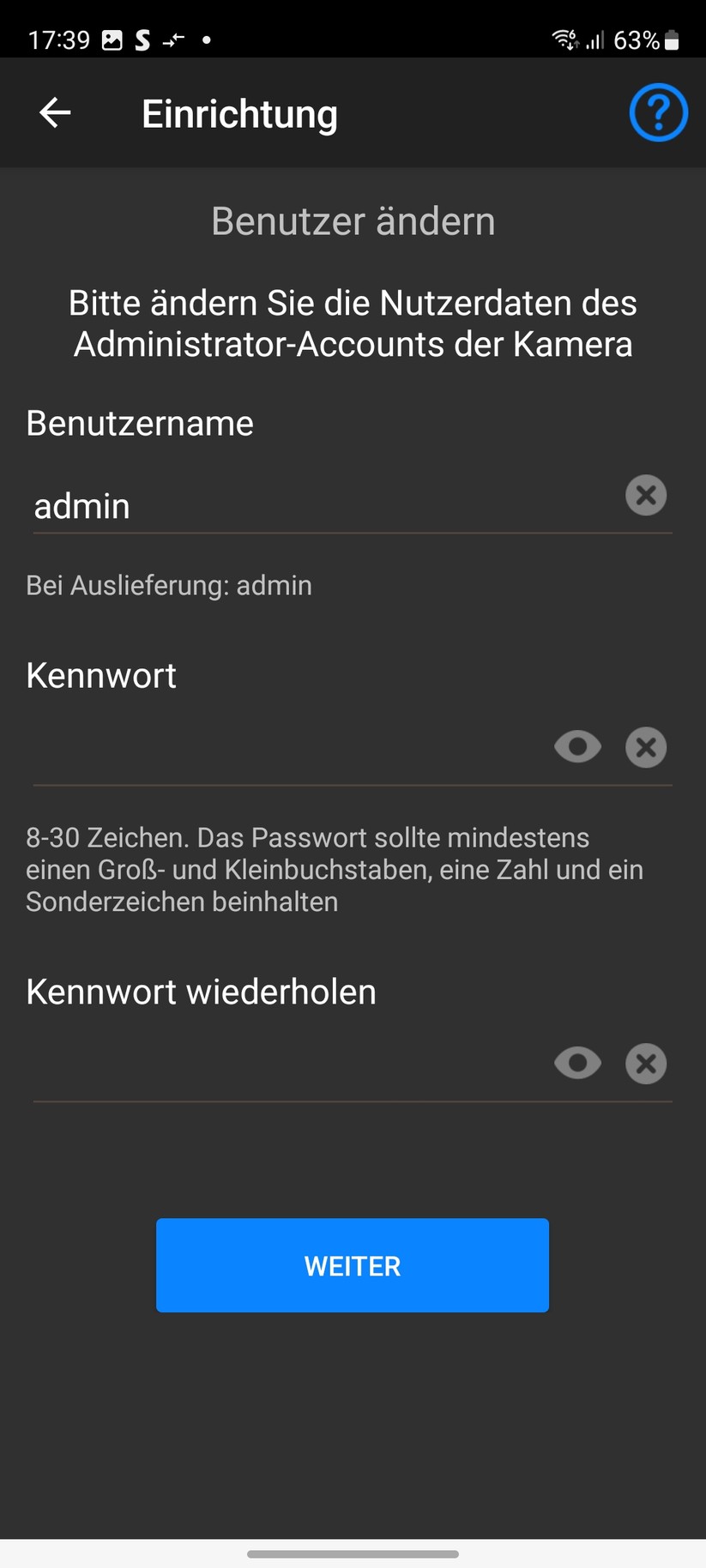 Instar IN-8401 2K+: Setup mit App Instar Vision unter Android