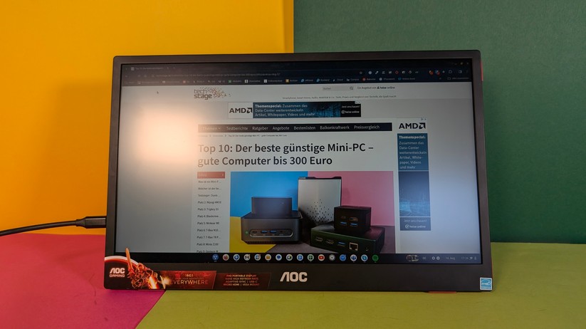 Mobiler Monitor AOC 16G3