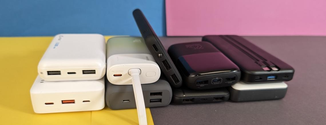 Powerbanks mit verschiedenen Funktionen