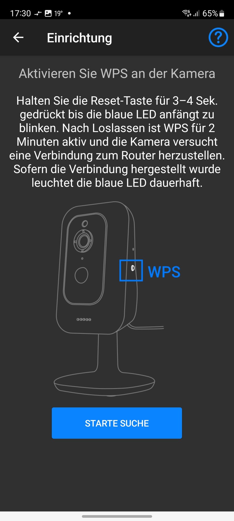 Instar IN-8401 2K+: Setup mit App Instar Vision unter Android