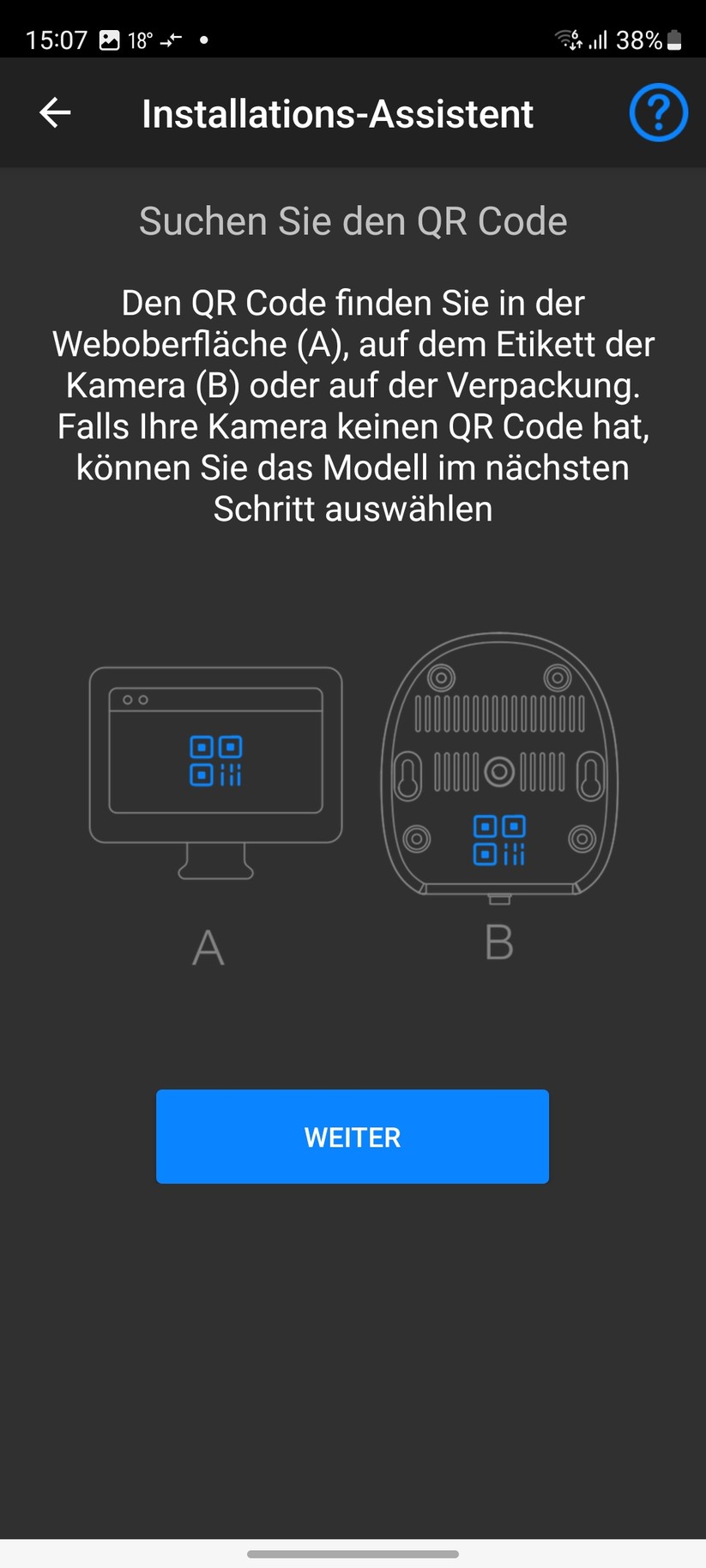 Instar IN-9408 2K+: Inbetriebnahme mit App Instar Vision