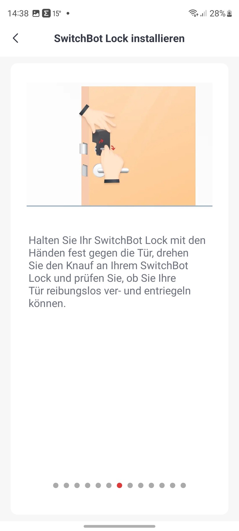 Switchbot-App: Setup, Kalibrierung und Einstellungen