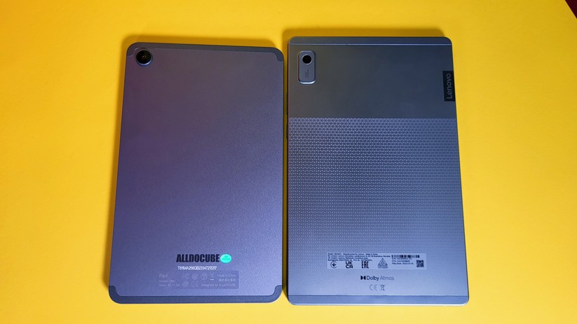 Alldocube iPlay 50 Mini Pro (li.) und Lenovo Tab M9 (re.)