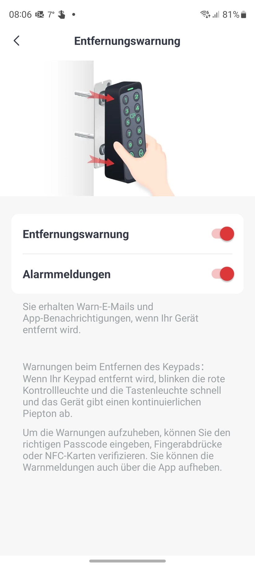 Switchbot-App: Setup, Kalibrierung und Einstellungen