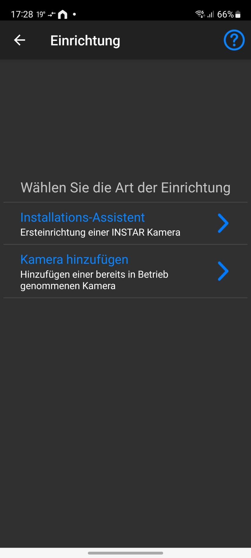 Instar IN-8401 2K+: Setup mit App Instar Vision unter Android