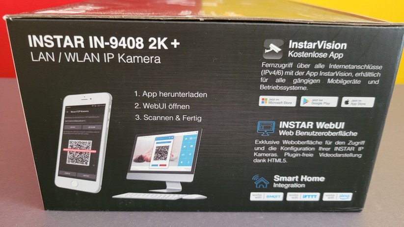 Instar IN-9408 2K+: 2K-Auflösung, Onvif & Homekit