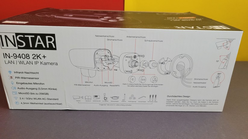 Instar IN-9408 2K+: 2K-Auflösung, Onvif & Homekit