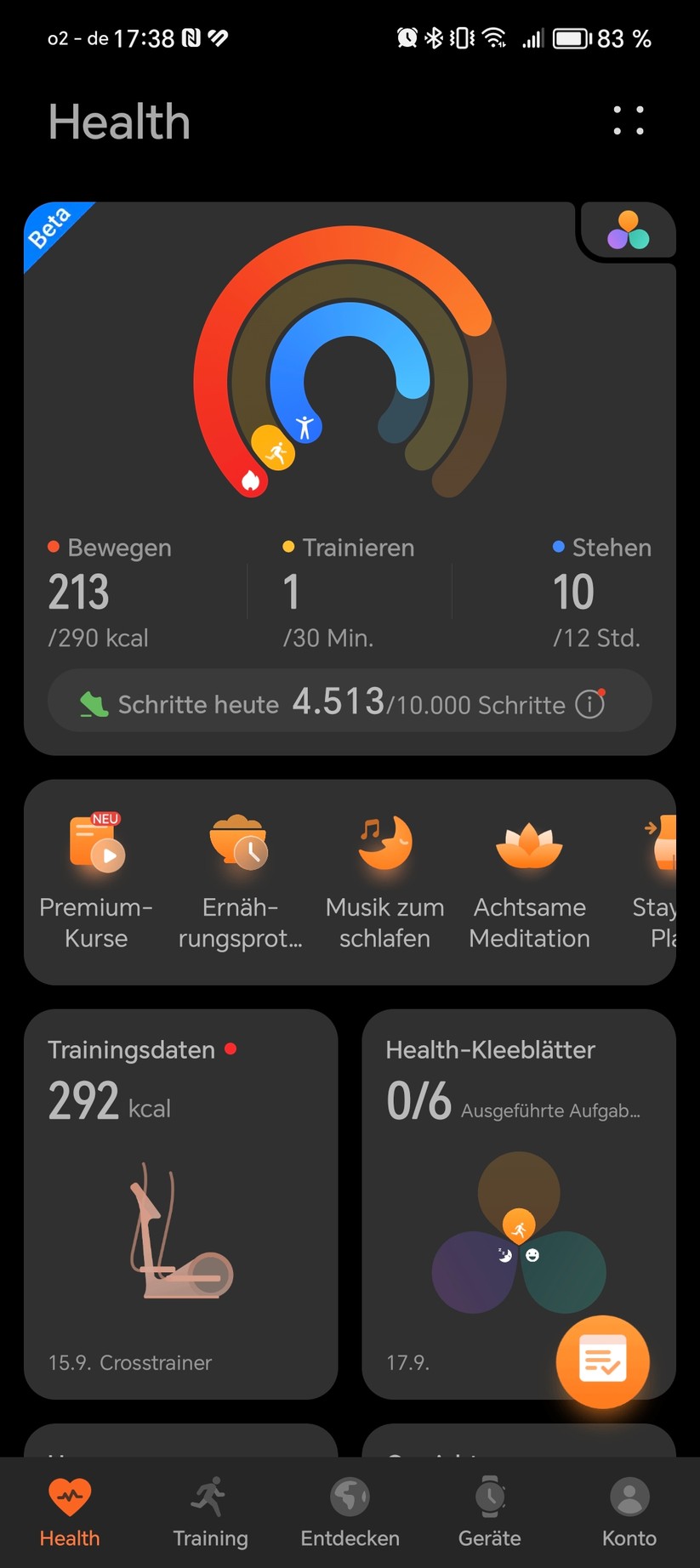 Huawei GT 5 - Health App