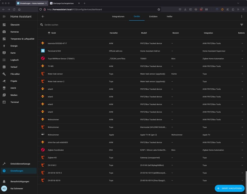 Home Assistant: Dashboard und andere Ansichten