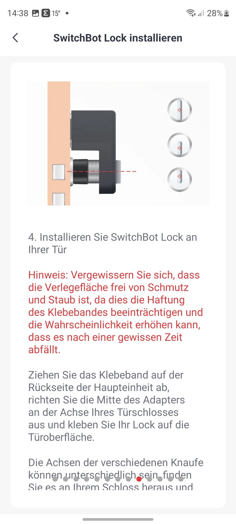 Switchbot-App: Setup, Kalibrierung und Einstellungen