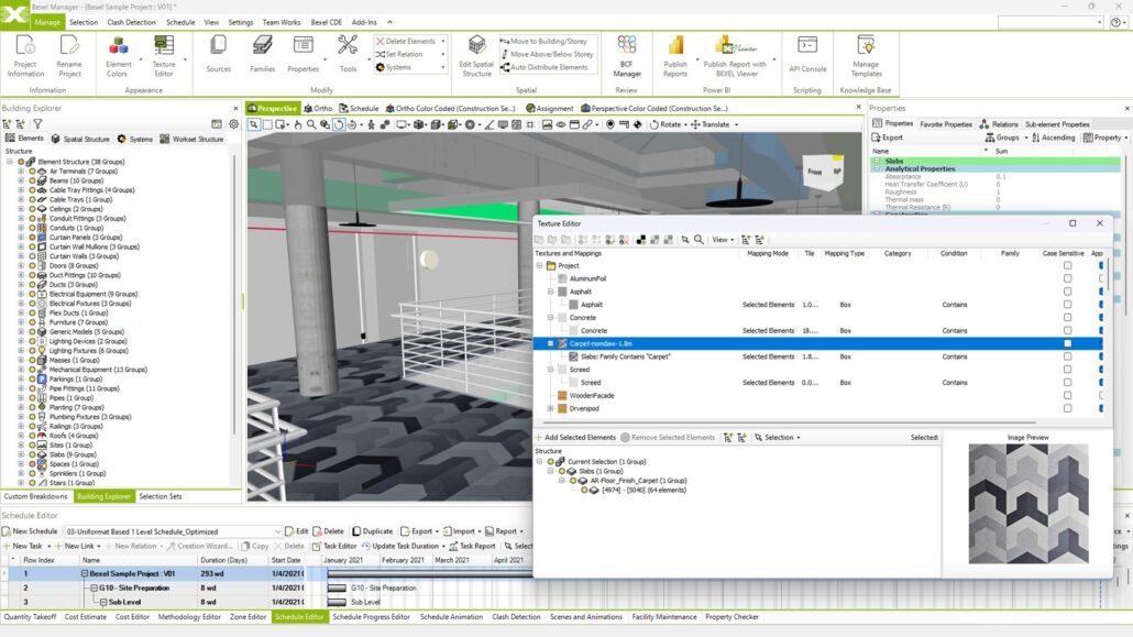 BEXEL Manager - Textures and Mapping