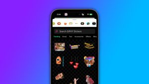 GIPHY Sticker extension for iOS 17