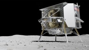Peregrine lander on Moon