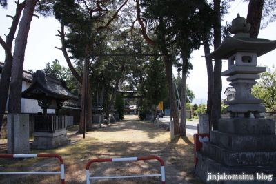 細萱洲波神社(安曇野市豊科南穂高西浦）1