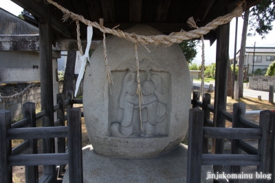 細萱洲波神社(安曇野市豊科南穂高西浦）2