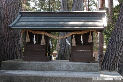 細萱洲波神社(安曇野市豊科南穂高西浦）4