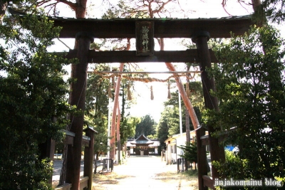 細萱洲波神社(安曇野市豊科南穂高西浦）16