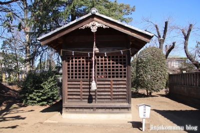 氷川神社　　狭山市青柳11