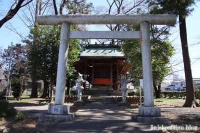 奥富神社　　狭山市大字下奥富3