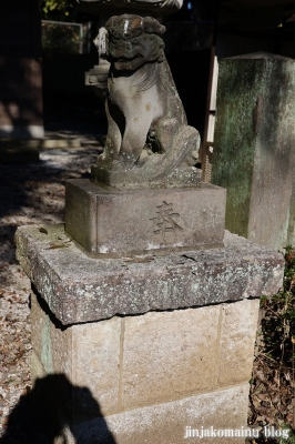 赤城神社　　飯能市芦刈場10