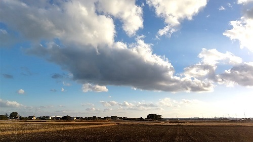 1月の空２