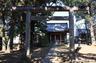 金刀比羅神社　流山市上新宿2