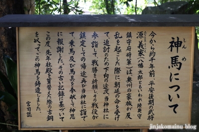 駒木諏訪神社　流山市駒木7