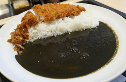 ロースかつ黒カレー (5)