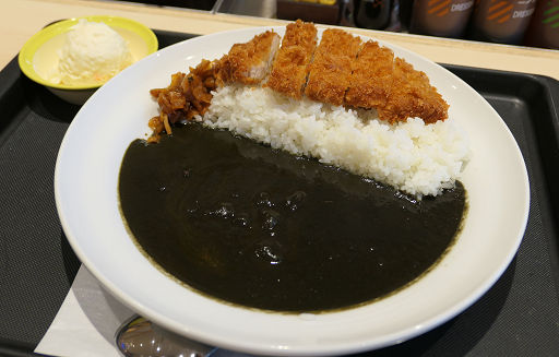 ロースかつ黒カレー (4)