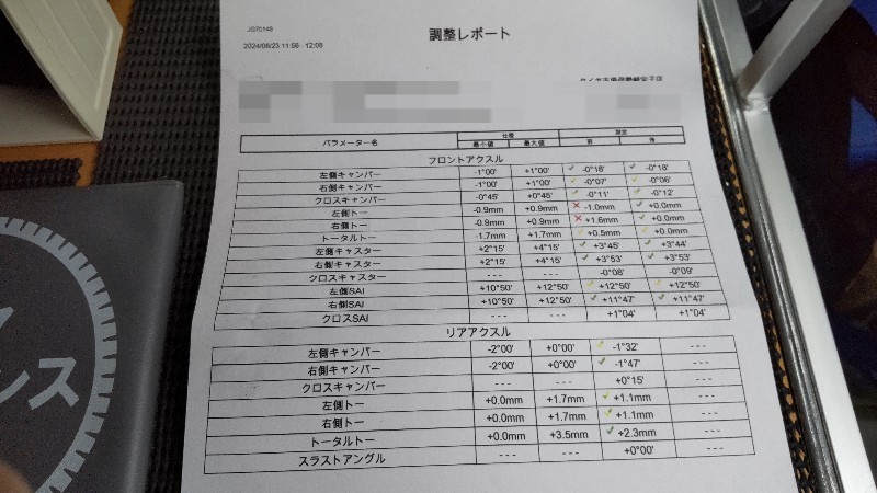 フリードスパイク③調整レポート24623