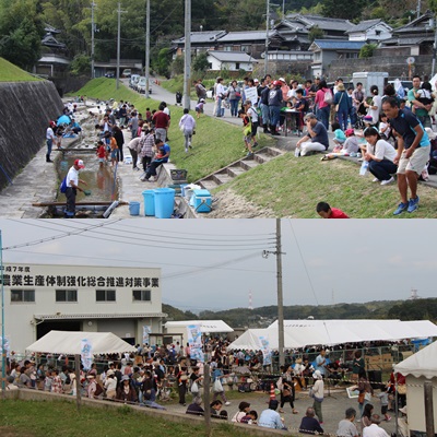 穂谷コスモス畑収穫祭