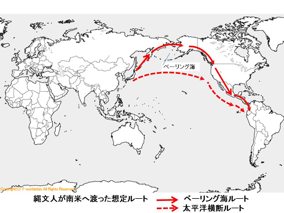 古代日本人横断ﾙｰﾄ