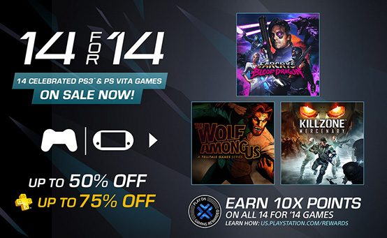 14 for ’14 Sale Starts Tomorrow: Huge Discounts on PS3, Vita Games