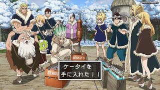 ドクターストーンアニメ 1期23話 千空 ケータイ Dr. STONE Episode 23