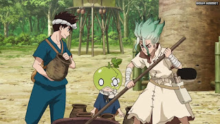 ドクターストーンアニメ 1期11話 石神千空 クロム Senku Chrome Dr. STONE Episode 11