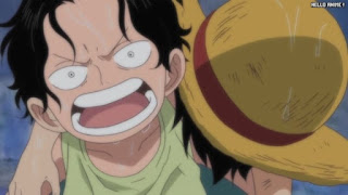 ワンピースアニメ 504話 幼少期 エース ルフィ ACE LUFFY | ONE PIECE Episode 504 ASL