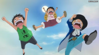 ワンピースアニメ 497話 幼少期 エース サボ ルフィ ACE LUFFY SABO | ONE PIECE Episode 497 ASL